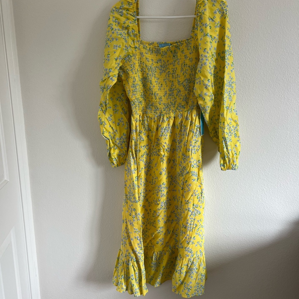 Floral Yellow Dress
